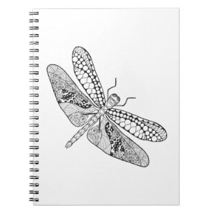 Caderno Espiral Libélula Zendoodle