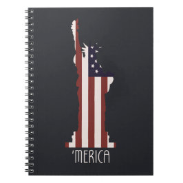 Caderno Espiral Liberdade Americana