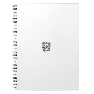 Caderno Espiral Liberdade E Sol Vintage Camisa De Praia Design (3