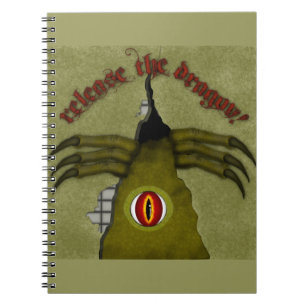 Caderno Espiral Libere o Dragão! Arte Digital