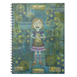 Caderno Espiral Libere seu notebook de arte leve interna