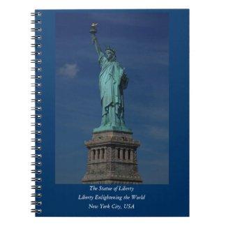 Caderno Espiral Liberty Enlightening the World - Statue of Liberty
