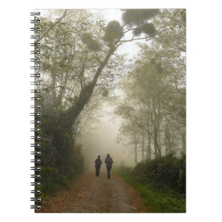 Caderno Espiral Libreta con espiral - Camino con muérdago