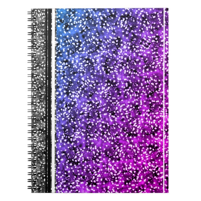 Caderno Espiral  Libreta con espiral de diseño abstracto. (Frente)