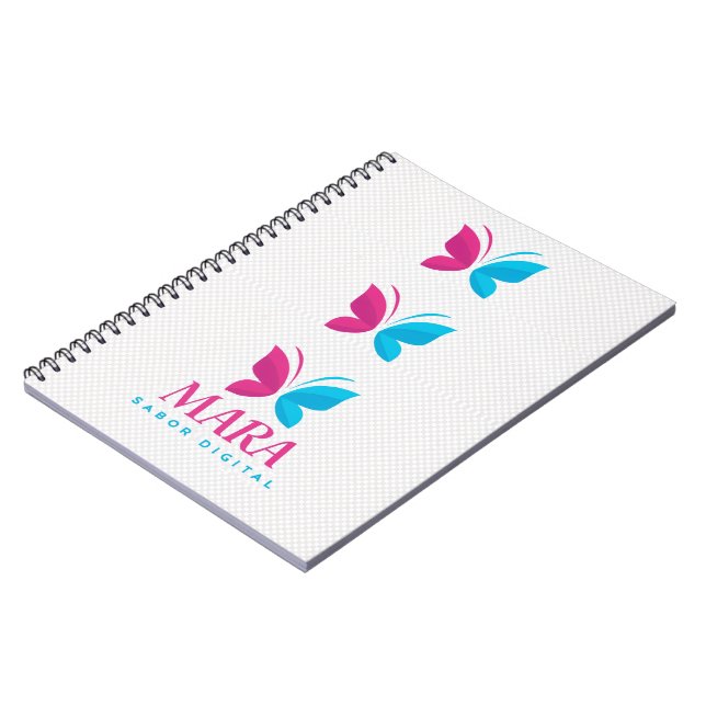 Caderno Espiral Libreta con Espiral “Mara” – Diseño Digital Modern (Left Side)