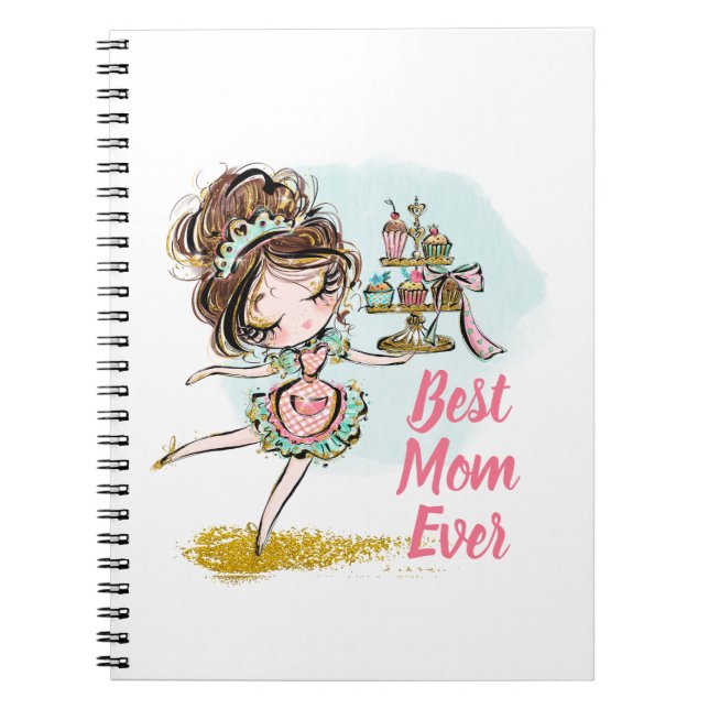 Caderno Espiral Libreta con espiral para mamá (Frente)