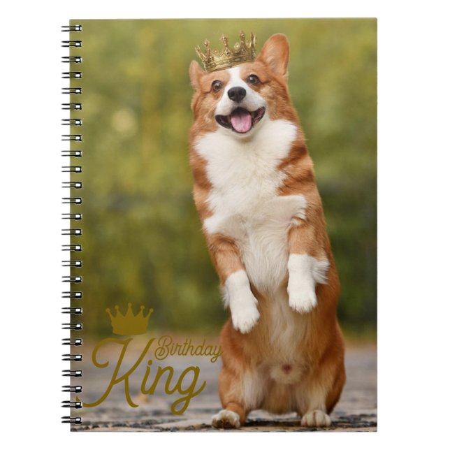 Caderno Espiral Libreta con imagen de Corgi (Frente)