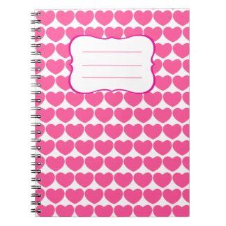 Caderno Espiral Libreta Corazón 