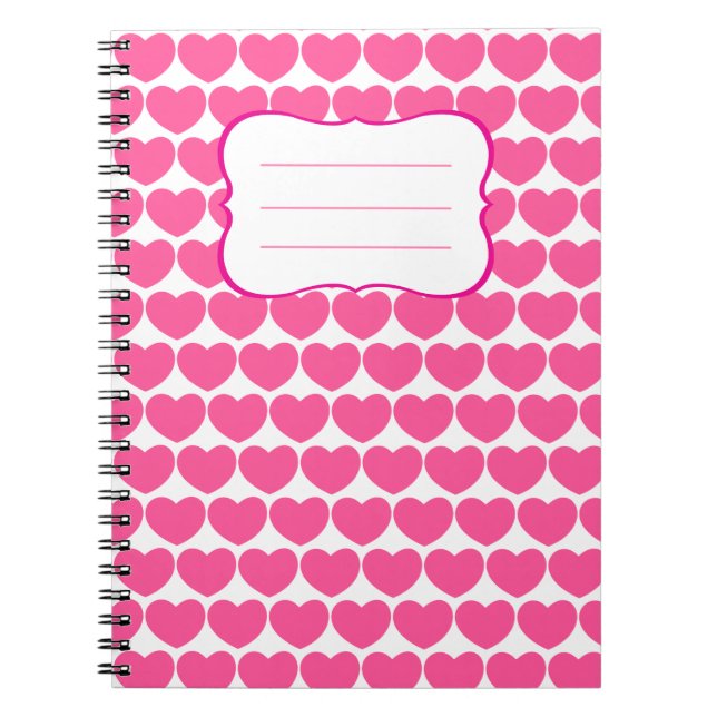 Caderno Espiral Libreta Corazón  (Frente)