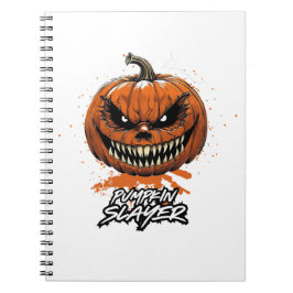 Caderno Espiral Libreta de Espiral de Halloween Pumpkin Slayer