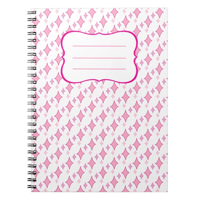Caderno Espiral Libreta Destellos Rosa (Frente)