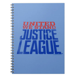 Caderno Espiral Liga da Justiça   United We Stand Graphic