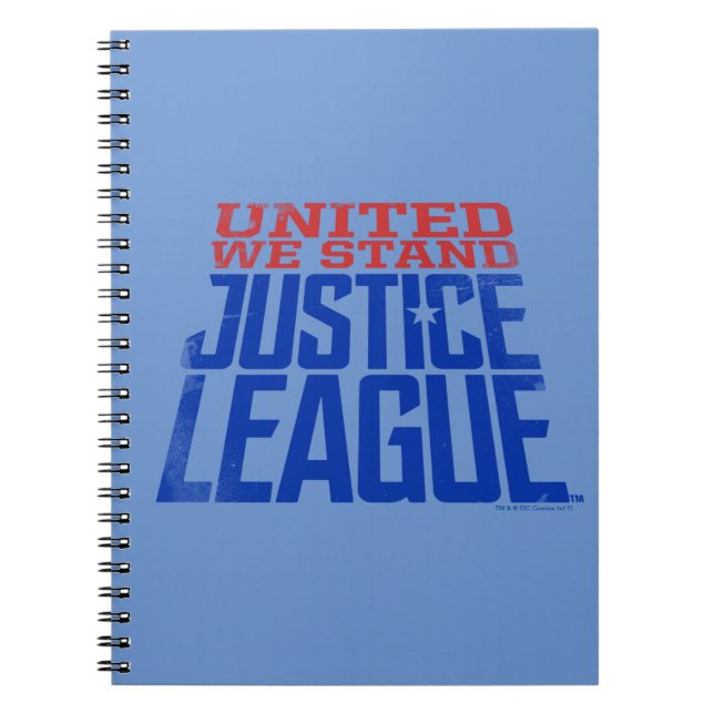 Caderno Espiral Liga da Justiça | United We Stand Graphic (Frente)