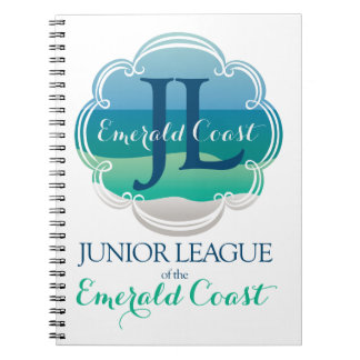 Caderno Espiral Liga Junior do Notebook da Costa Esmeralda