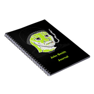 Caderno Espiral Ligação espiral verde marciana personalizável