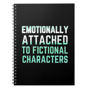 Caderno Espiral Ligado Emocionalmente a Caracteres Ficcionais