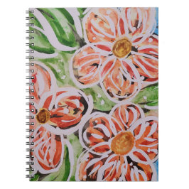 Caderno Espiral Ligadora de Flores