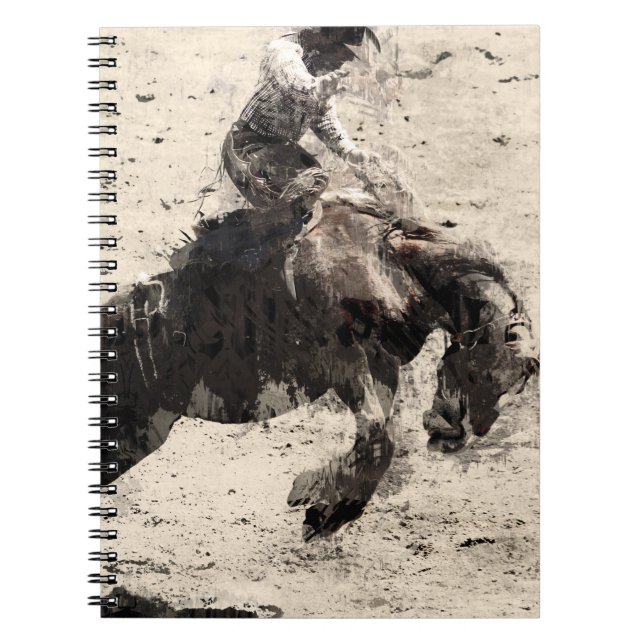 Caderno Espiral Ligando - Carimbo de Compras Bronco (Frente)