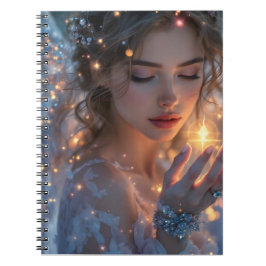 Caderno Espiral Lightbearer Celestial - Angel Segurando a Estrela