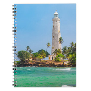 Caderno Espiral Lighthouses Dewundara Sri Lanka