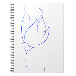 Caderno Espiral Ligne bleu 6
