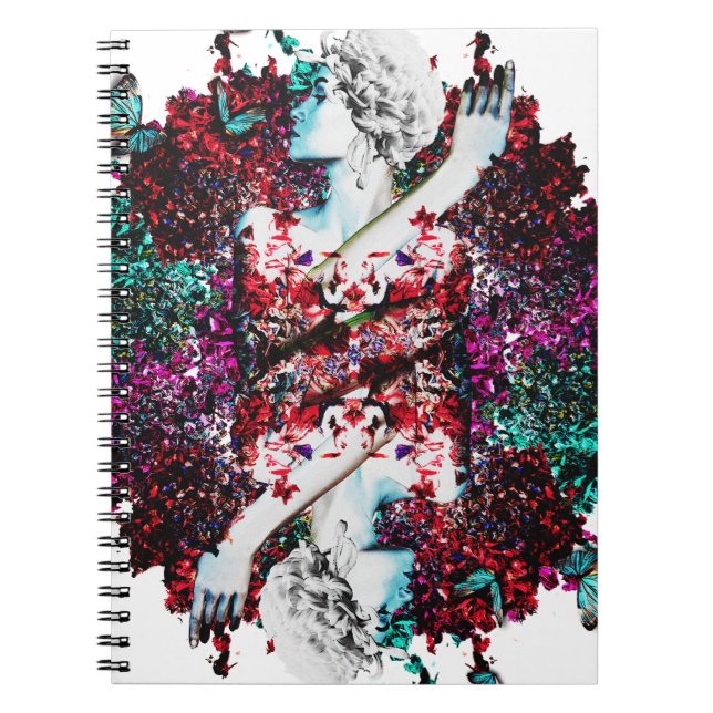 Caderno Espiral Like Flowering Flowers (Frente)