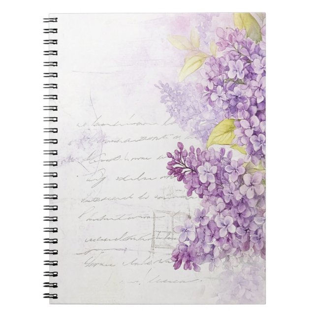 Caderno Espiral Lilac Roxo (Frente)