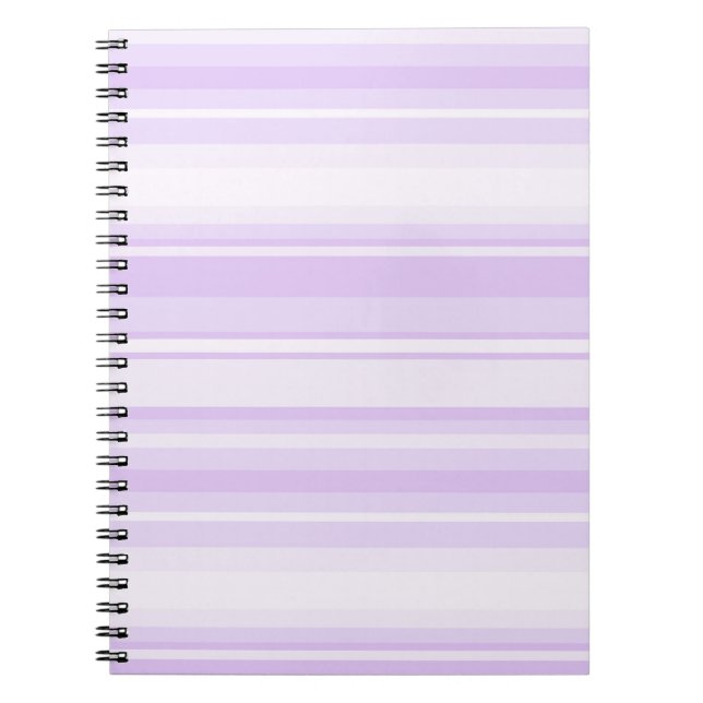 Caderno Espiral Lilac stripes (Frente)