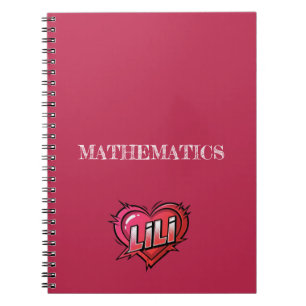 Caderno Espiral Lili Pink