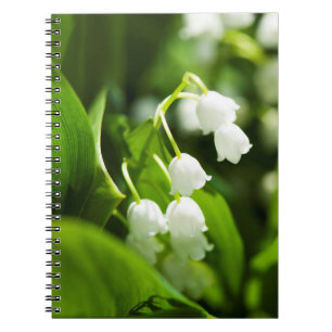 Caderno Espiral Lily da flor do vale