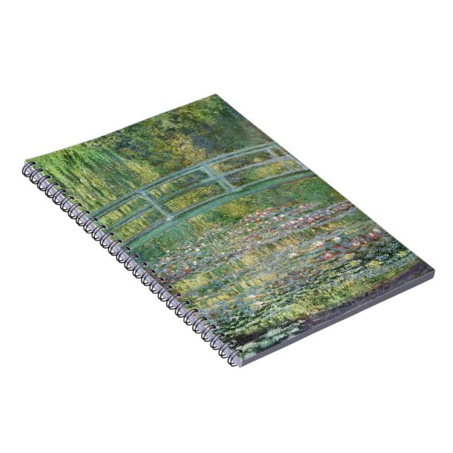 Caderno Espiral Lily Pond Água | Vintage - Pintura Francesa (Lado Direito)