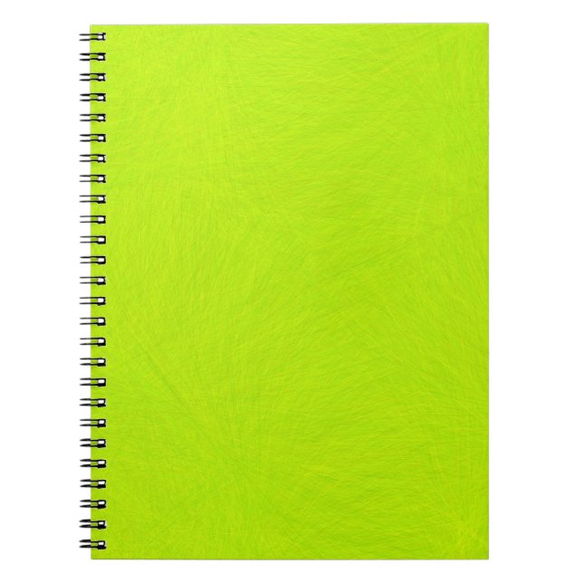 Caderno Espiral Lima Verde Abstrata (Frente)