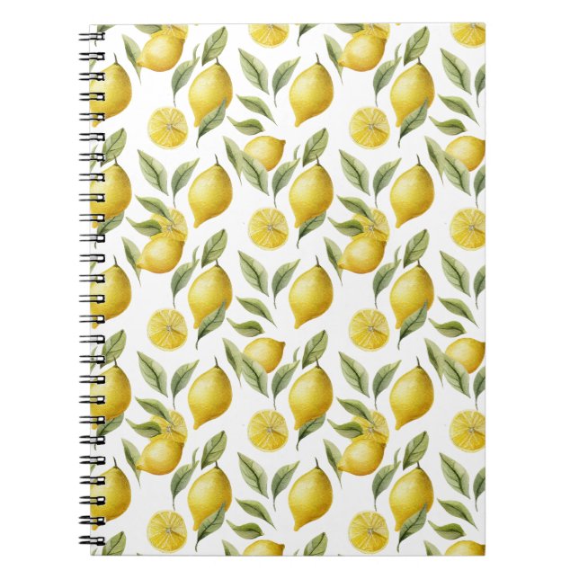 Caderno Espiral Limão Lima Cítrico  (Frente)