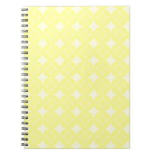 Caderno Espiral Limão - teste padrão amarelo do shippo