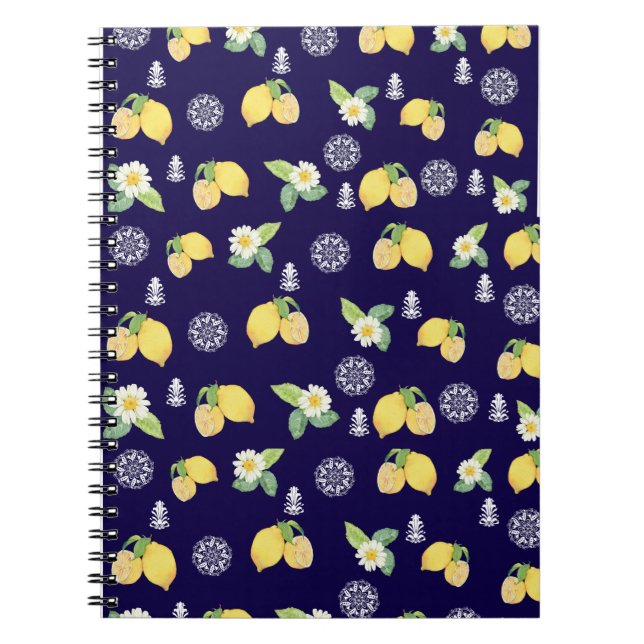 Caderno Espiral Limões de Verão (Frente)