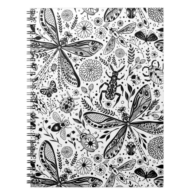 Caderno Espiral Limões e folhas (Frente)