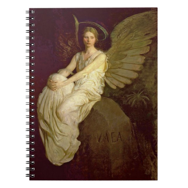 Caderno Espiral Linda Angel Vintage (Frente)