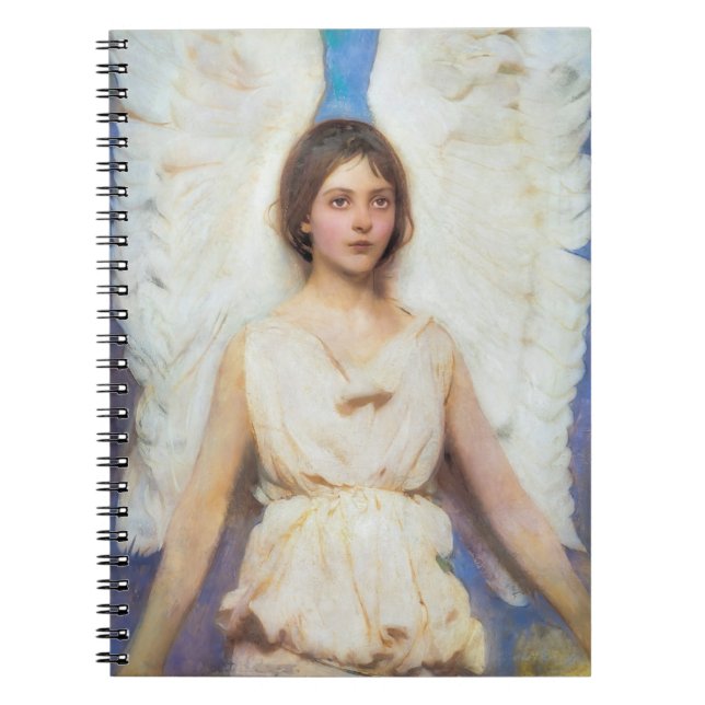 Caderno Espiral Linda Angel Vintage (Frente)