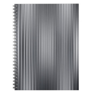 Caderno Espiral Linda cinza vertical com l
