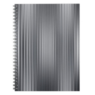 Caderno Espiral Linda cinza vertical com l