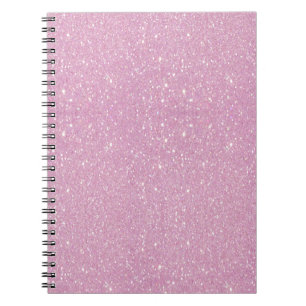 Caderno Espiral Linda e elegante brilho de brilho roxo
