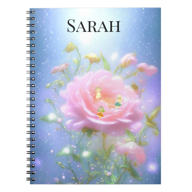 Caderno Espiral Linda flor (Frente)