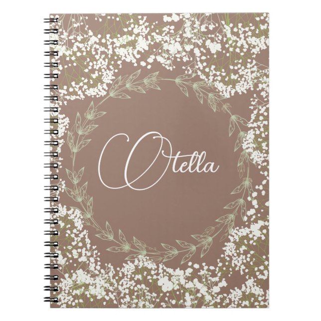Caderno Espiral Linda Floral (Frente)