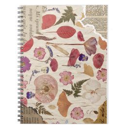 Caderno Espiral Linda Floral Pressa