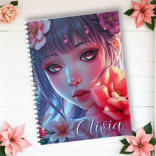 Caderno Espiral Linda Garota de Animação - Palhaçada