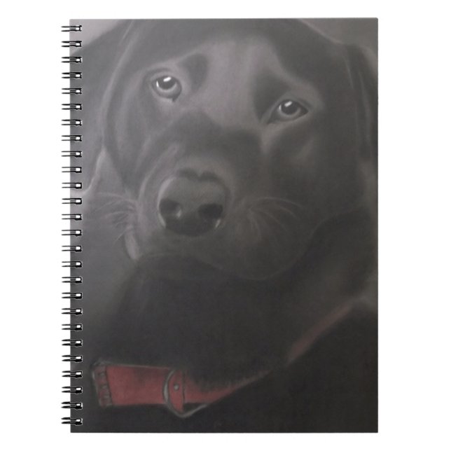 Caderno Espiral Linda Labrador Retriever (Frente)