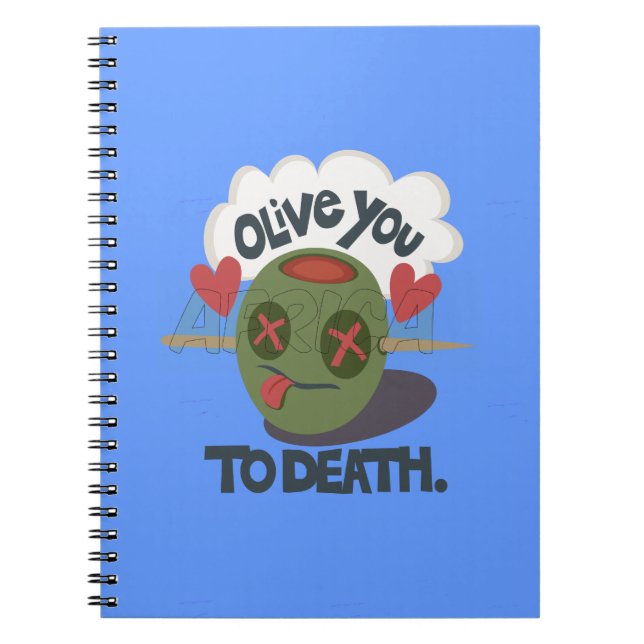 Caderno Espiral Linda Legal, adoro Arte Africana (Frente)