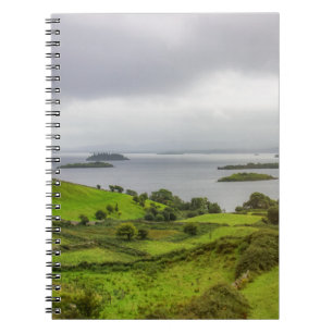 Caderno Espiral Linda paisagem da Irlanda 