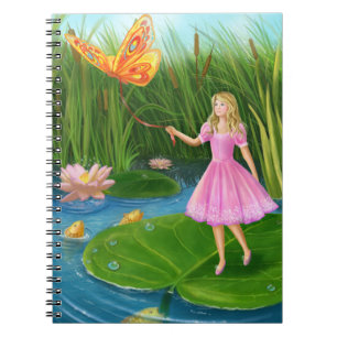 Caderno Espiral Linda Thumbelina