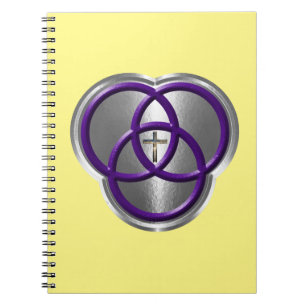 Caderno Espiral Linda Trindade Cristã Anda com Cruz